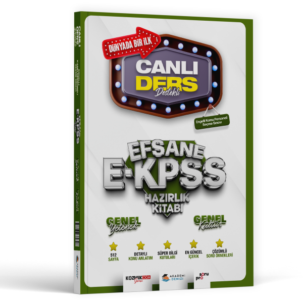 E-KPSS KONU ANLATIMLI EFSANE KİTAP - 2026